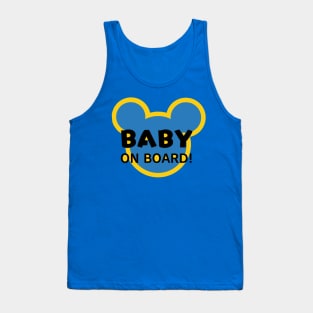 Cute Baby Boy On Board! Tank Top